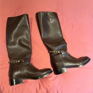 Ferragamo riding boots - 8.5M dark brown